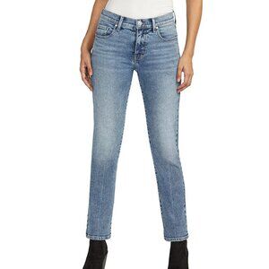 NWT Jag Cassie Slim Fit Mid Rise Jean In Beacon Blue
